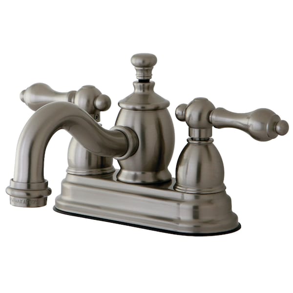 KS7108AL 4" Centerset Bathroom Faucet, Brushed Nickel
